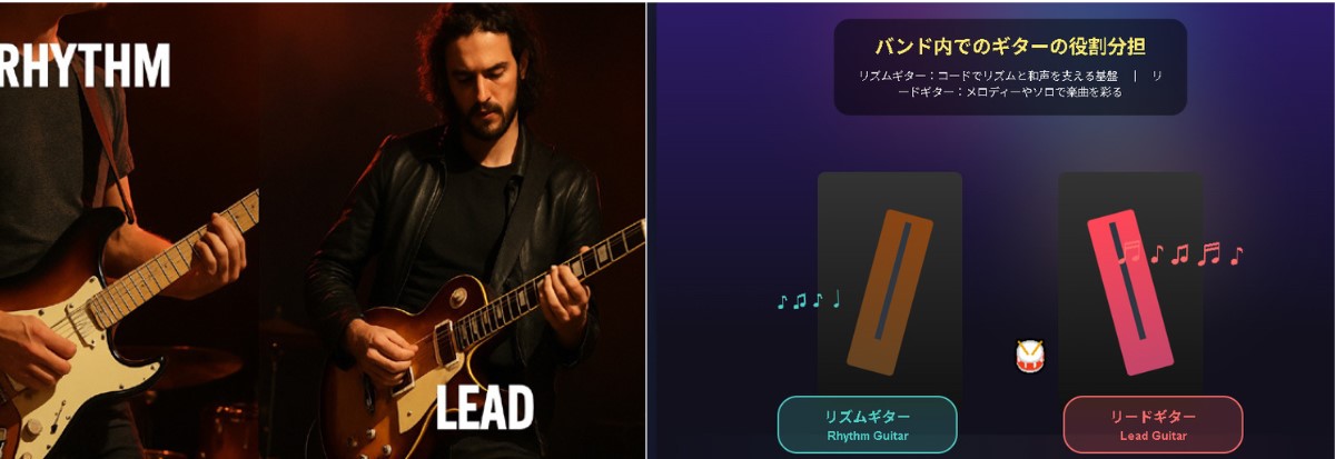 様々なコードボイシングのダイアグラム