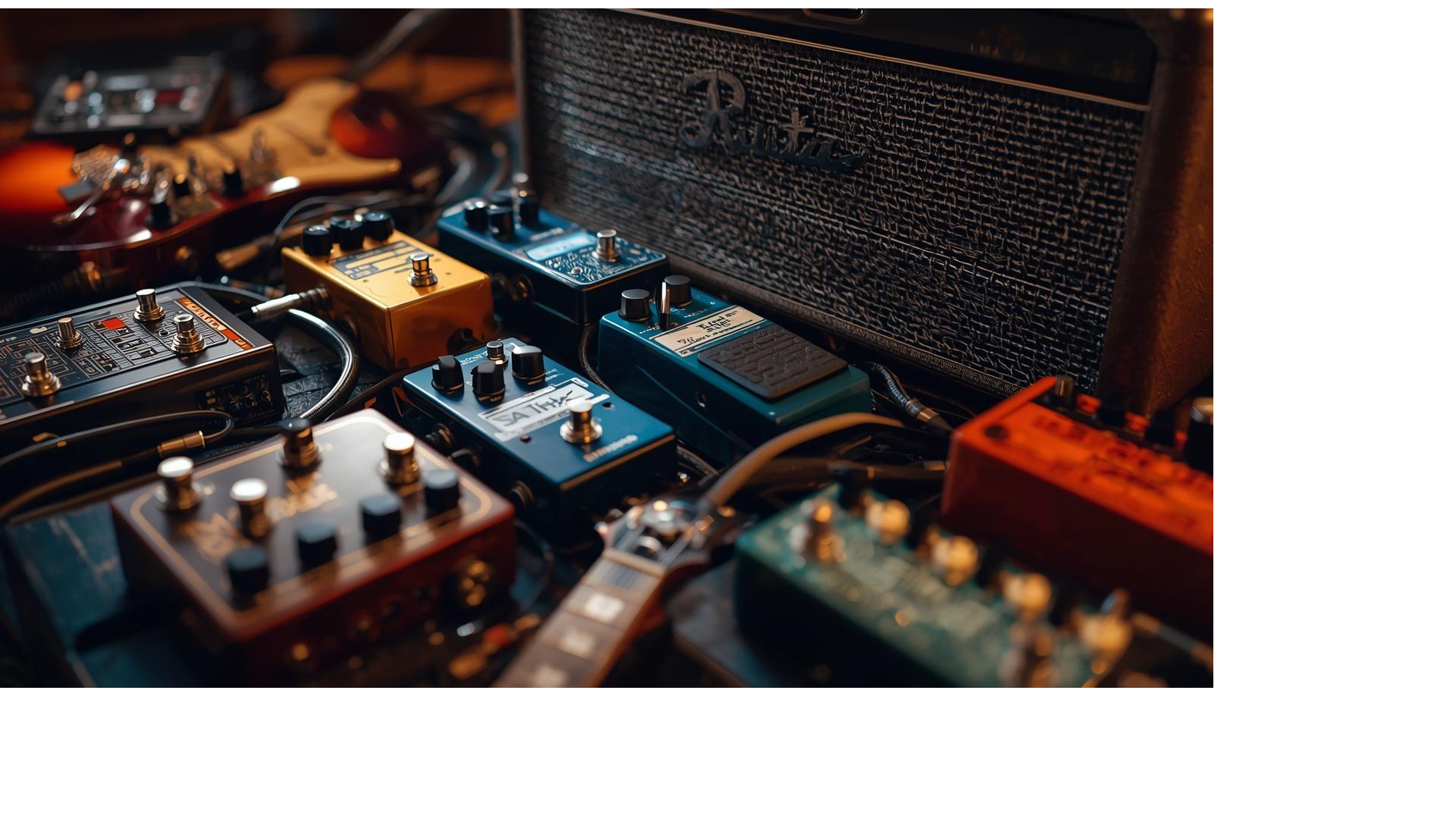 エレキギターのサウンドメイキング機材