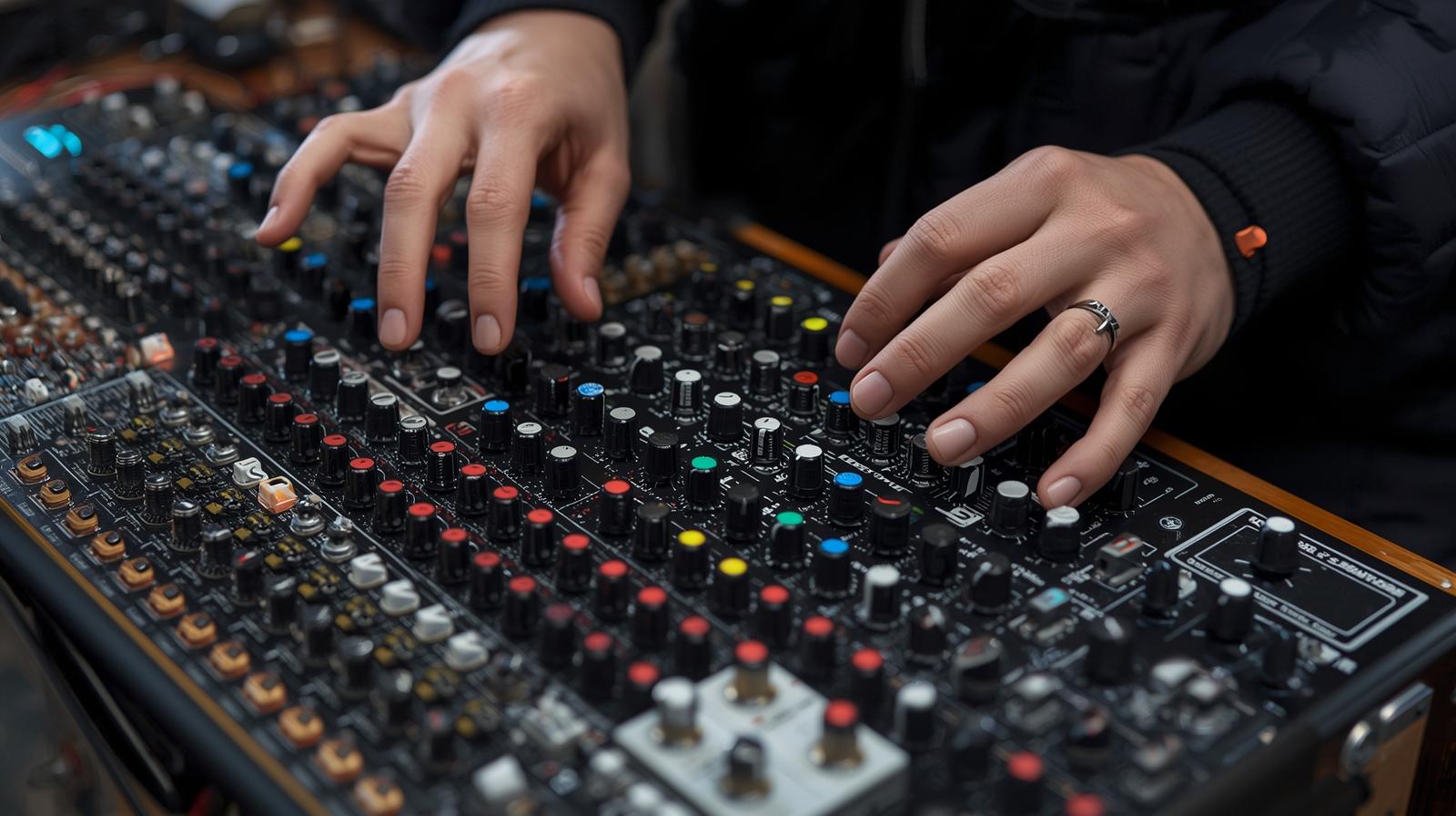 マルチエフェクターの使用風景